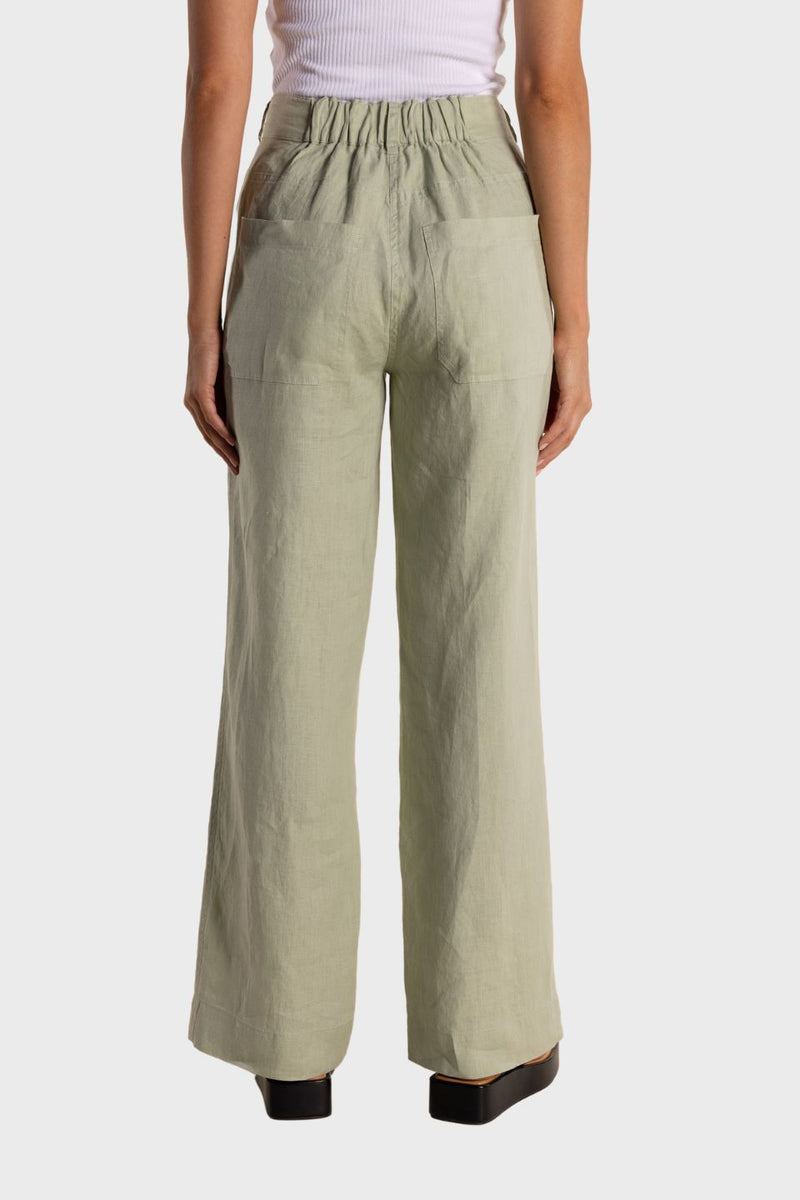 Linen Wide Leg Pant