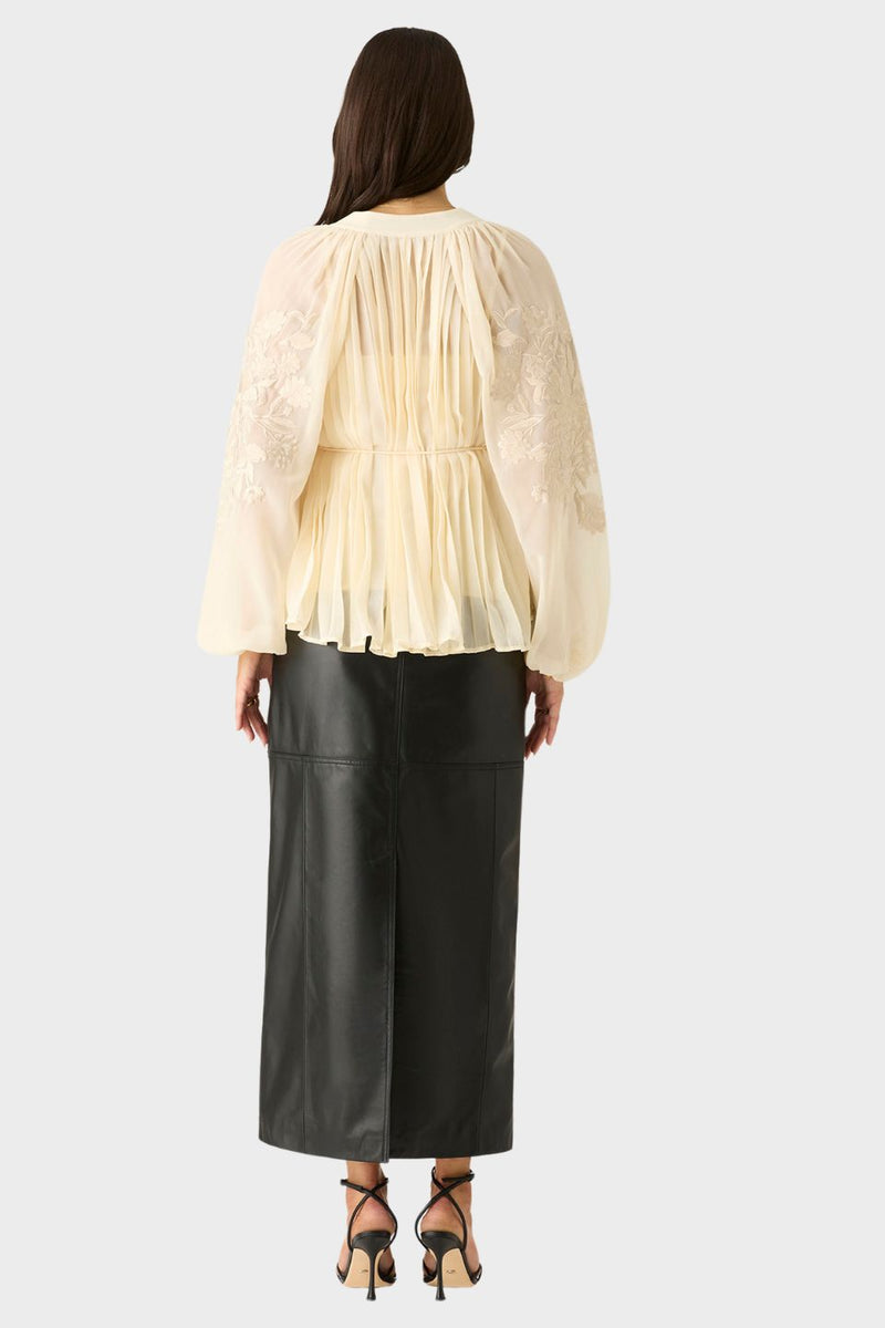 Willow Pleat Blouse