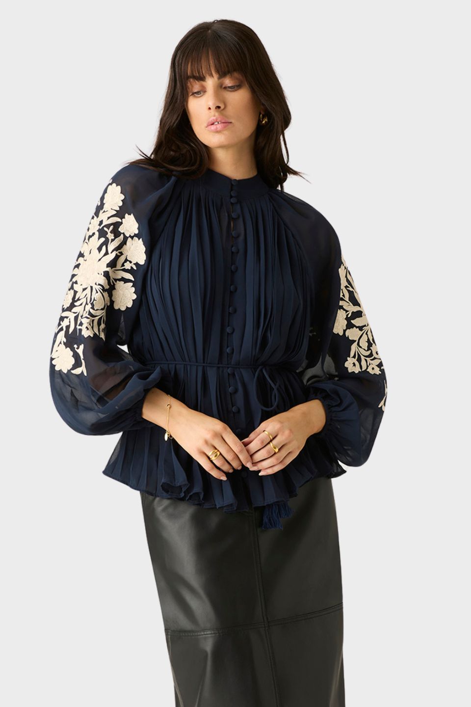 Willow Pleat Blouse