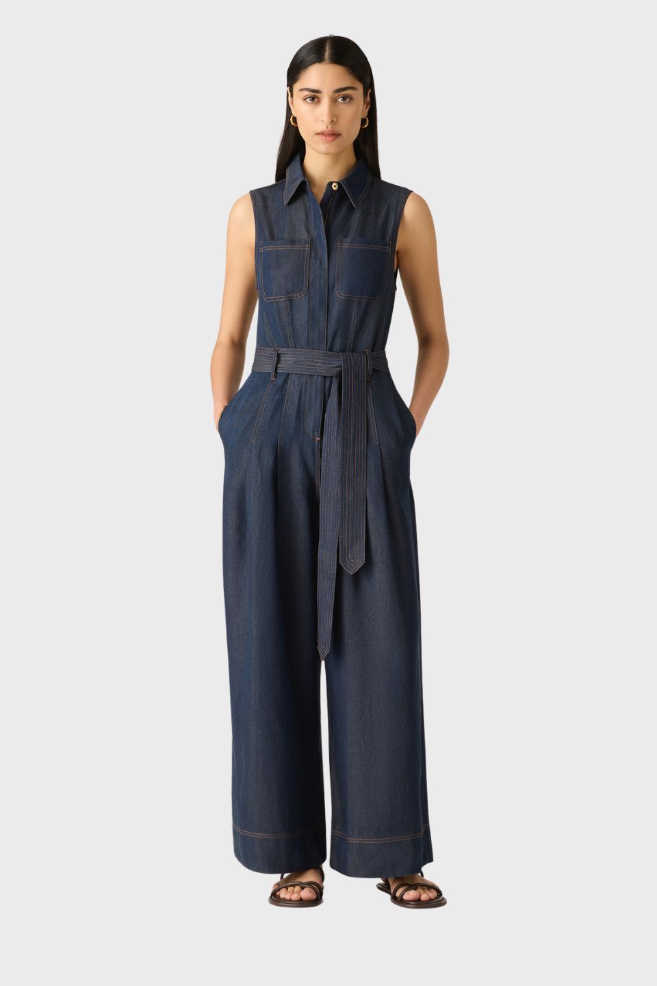 Cleo Denim Jumpsuit