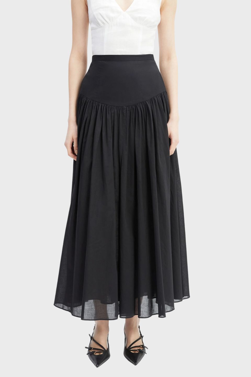 Amorette Cotton Maxi Skirt