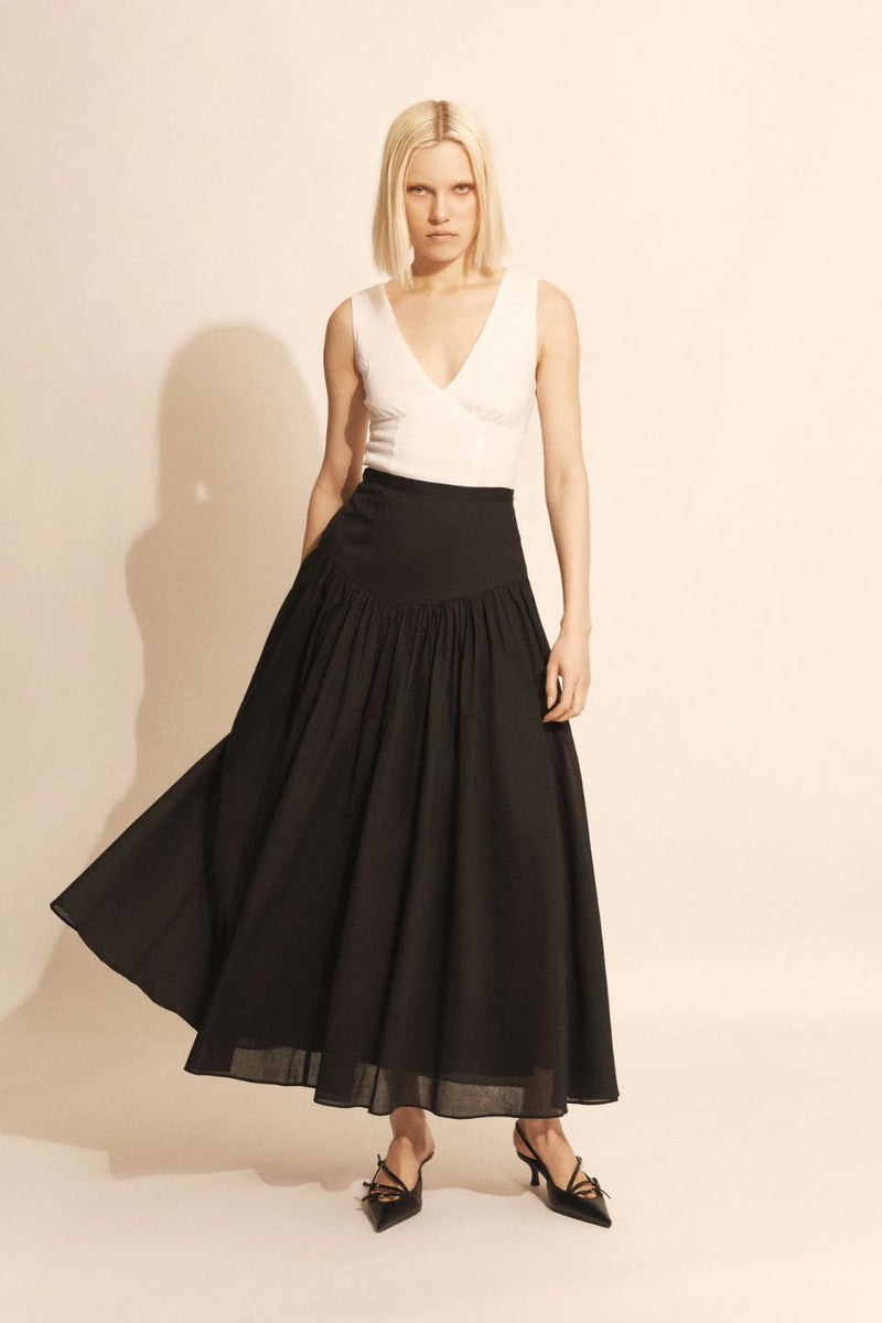 Amorette Cotton Maxi Skirt