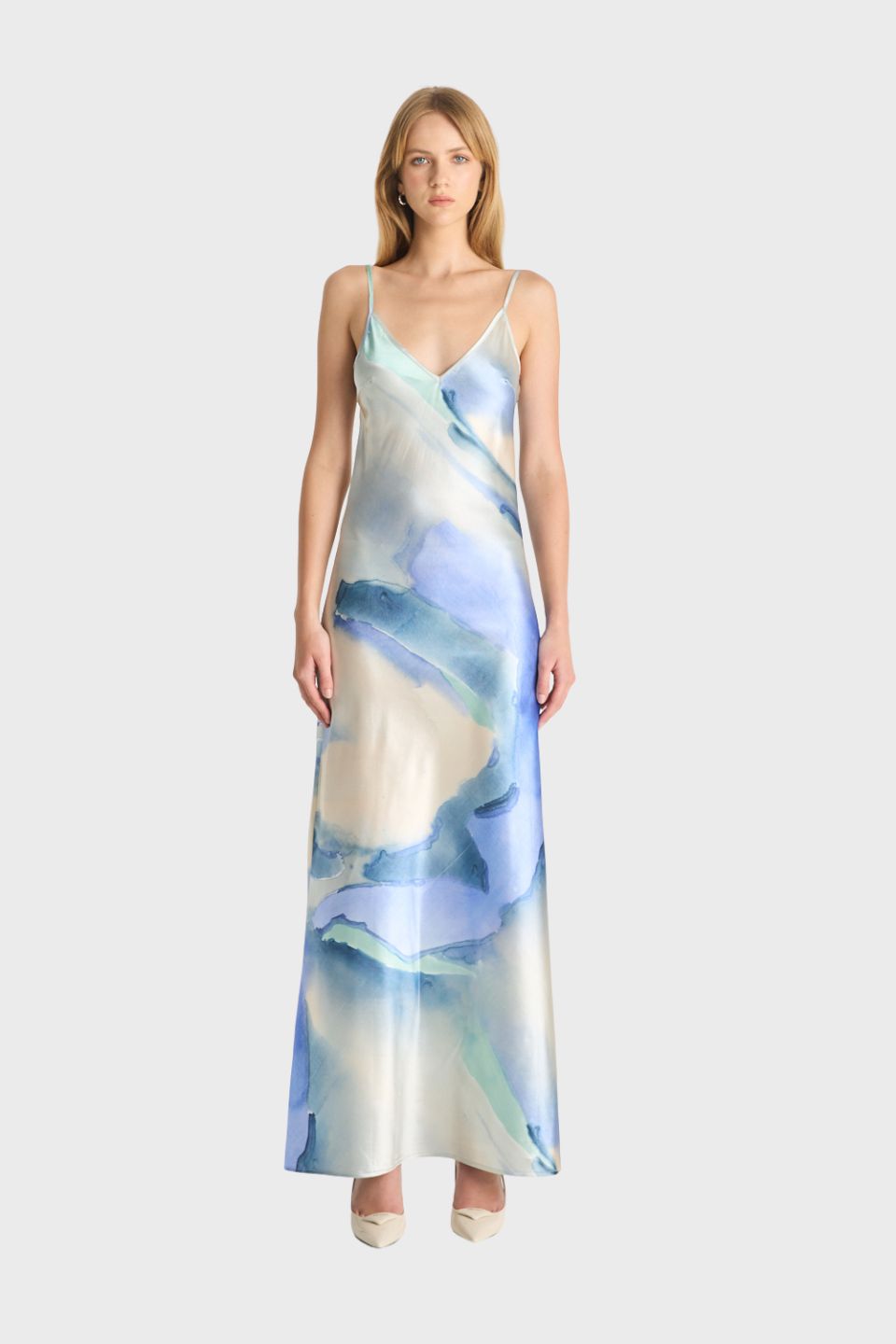 LJ Satin Maxi Dress