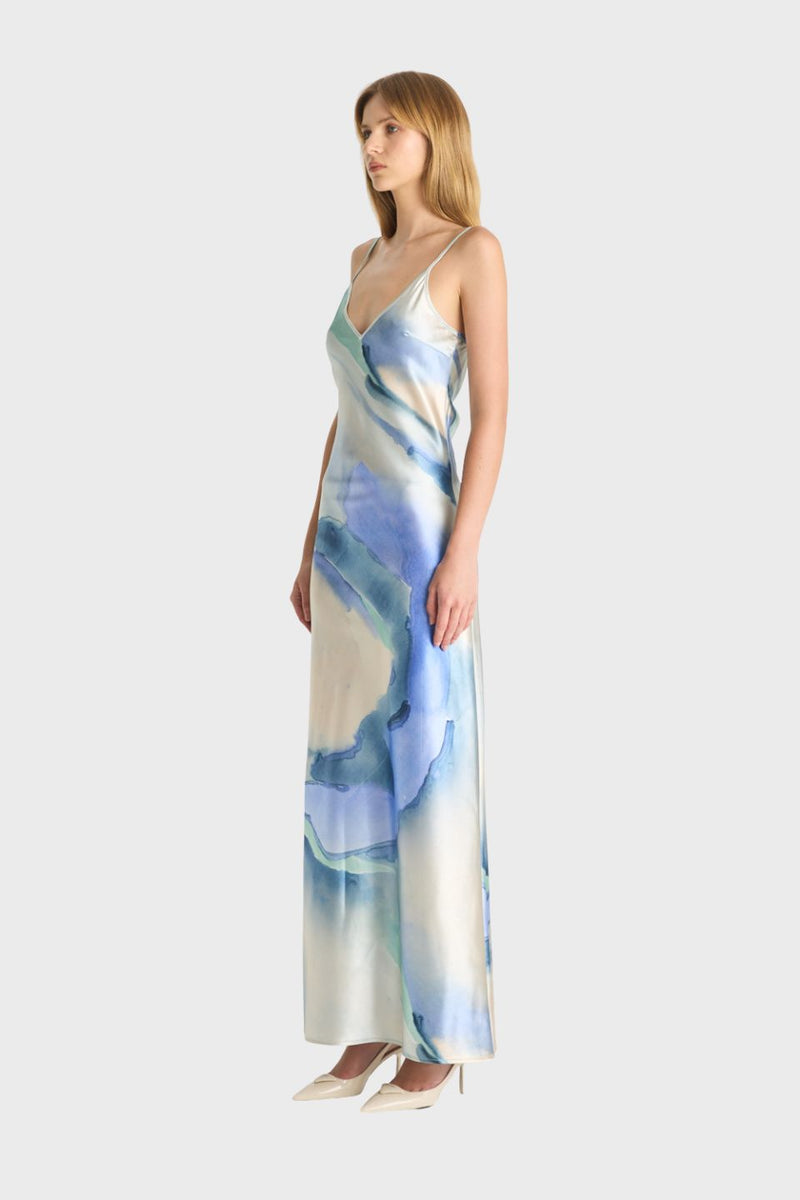 LJ Satin Maxi Dress