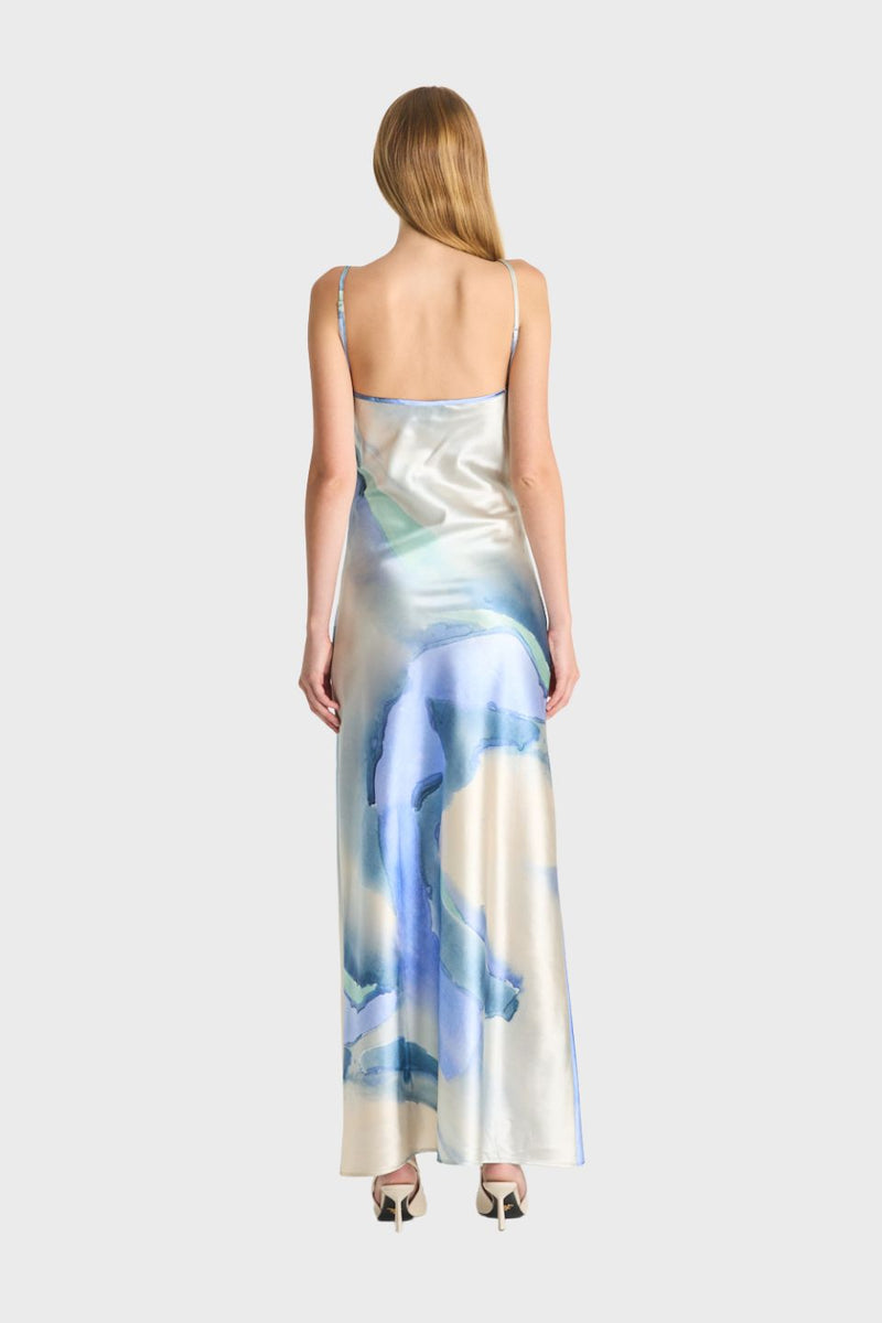 LJ Satin Maxi Dress